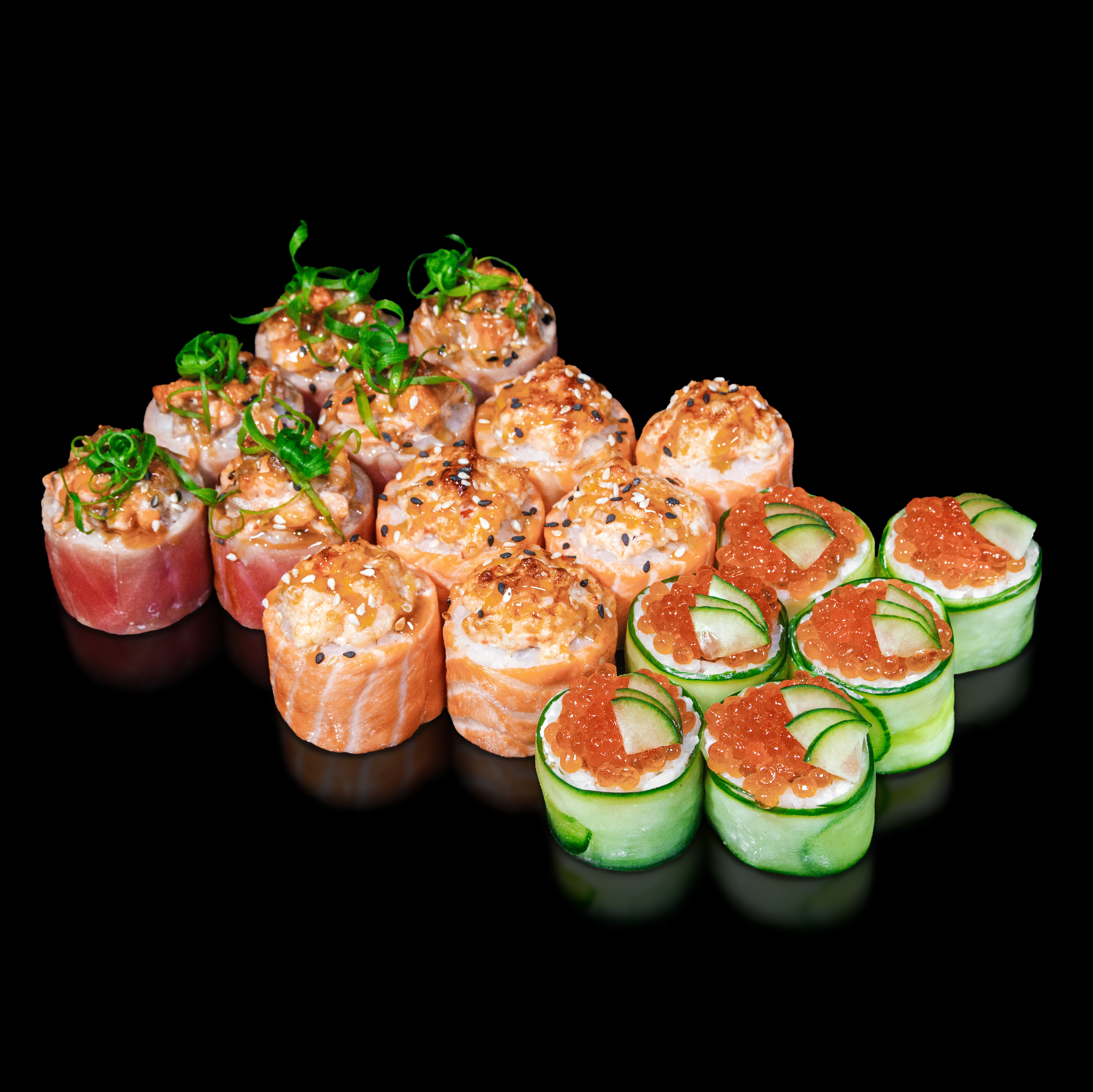 Тунец Premier, Лосось Premier, Икура Premier